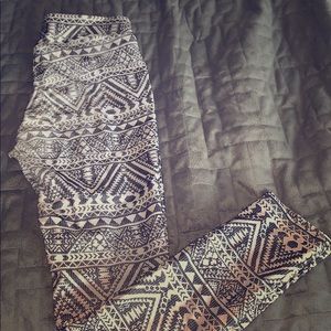 Tribal print spandex